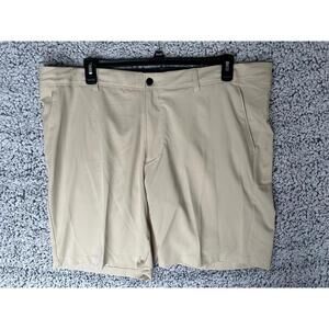 VRST Golf Shorts Mens 42 Stone Quarry Fairway 9" Flat Front Stretch Performance